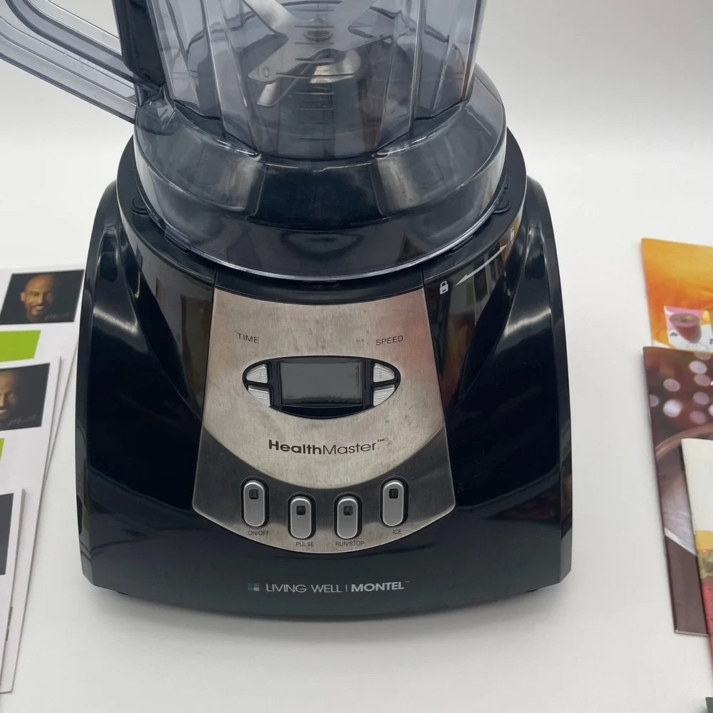 HealthMaster Living Well Montel Williams 1200W Blender Emulsifier YD-2088E with
